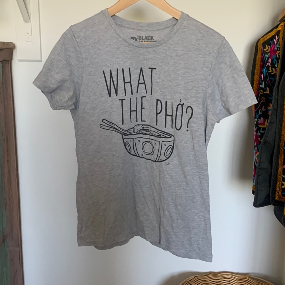Black Matter What the Pho? Tee states XL but runs small more like medium